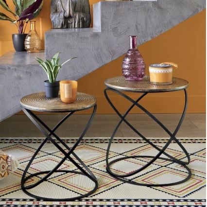 SADA 2x Odkladací stolík ETNIK