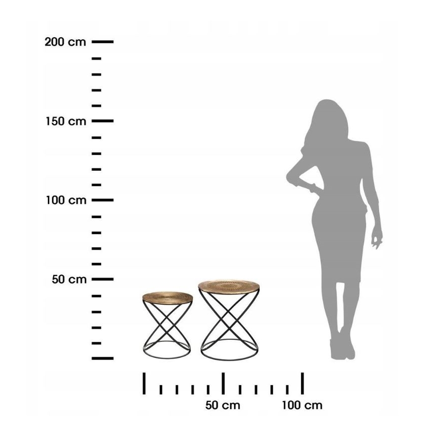 SADA 2x Odkladací stolík ETNIK