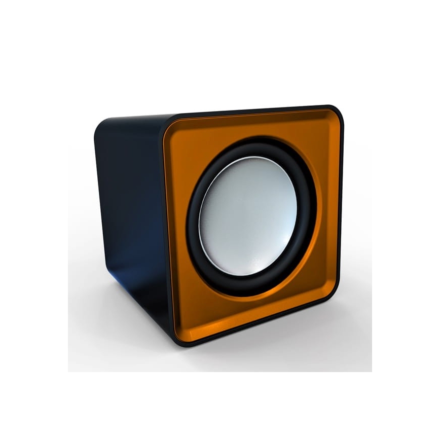 SADA 2x Reproduktor USB 3W/5V oranžová