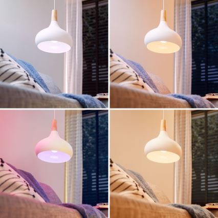 SADA 2x LED RGB stmievateľná žiarovka Philips SMART A60 E27/8,5W/230V 2200-6500K