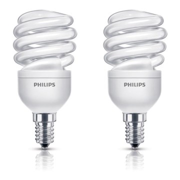 SADA 2x úsporná žiarovka E14/12W/230V 741 lm - Philips 8718291775218 SADA 2x úsporná žiarovka E14/12W/230V 741 lm - Philips 8718291775218