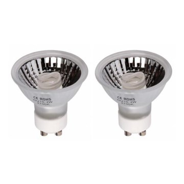 SADA 2x Žiarovka s trafom GU10/4W/230V 6500K - Lucide 50222/04/31