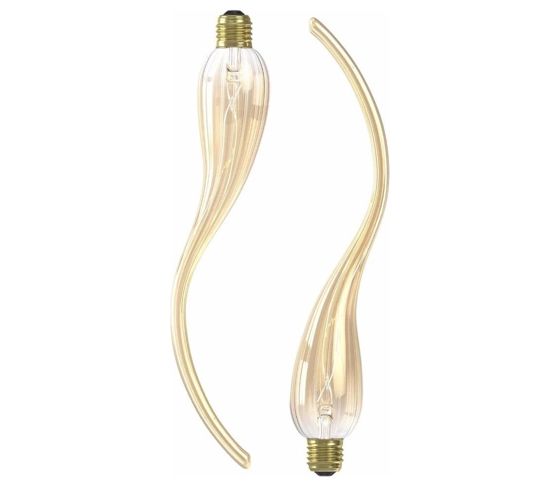 Sada 2× stmievateľných LED žiaroviek LAMDA E27/4W/230V 2100K — zlatá 8712879141860