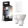 SADA 2× stmievateľných LED žiaroviek Philips Hue WHITE AMBIANCE GU10/4,2W/230V 2200-6500K + stmievač