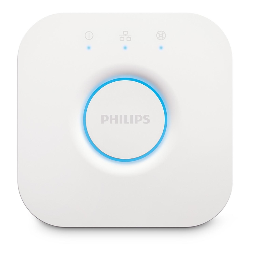 SADA 2x stmievateľné LED žiarovky Philips Hue WHITE AMBIANCE GU10/4,2W/230V 2200-6500K + Hue bridge
