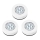 SADA 3x LED Dotykové orientačné svietidlo 1xLED/2W/4,5V biela