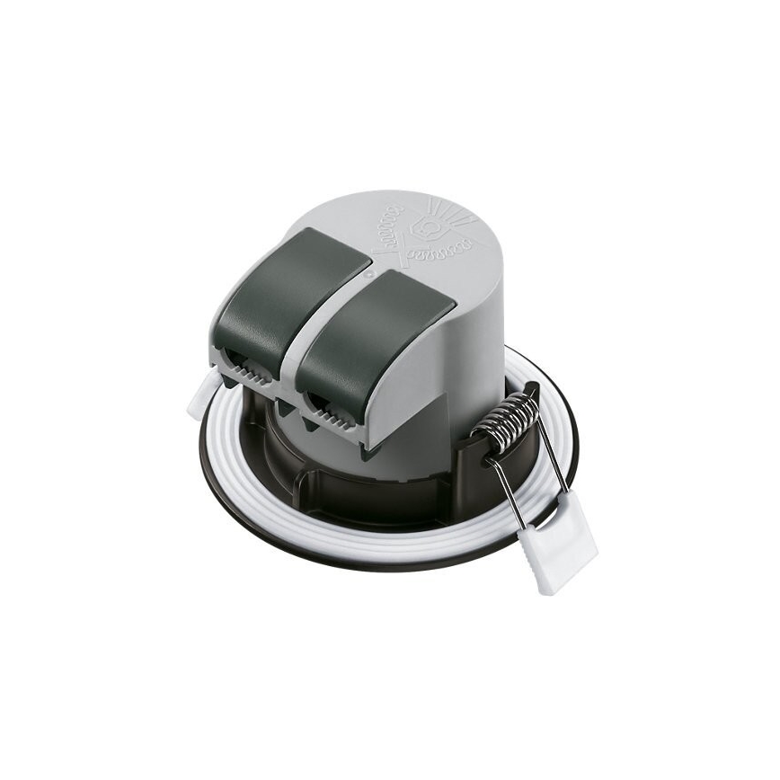 SADA 3x LED Kúpeľňové podhľadové svietidlo LED/5,5W/230V 2700K IP65 čierna
