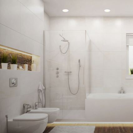 SADA 3x LED kúpeľňových zapustených svietidiel LED/6W/230V 3000K IP44 biela