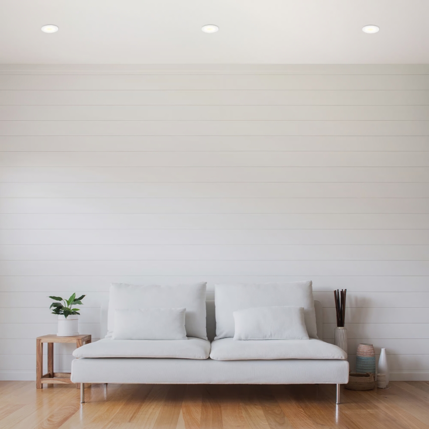 SADA 3x LED kúpeľňových zapustených svietidiel LED/6W/230V 3000K IP44 biela