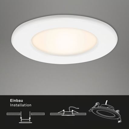 SADA 3x LED kúpeľňových zapustených svietidiel LED/6W/230V 3000K IP44 biela