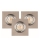 SADA 3x LED Podhľadové svietidlo VITAR 1xGU10/5W/230V CRI 90 betón