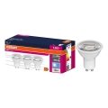 SADA 3x LED reflektorových žiaroviek PAR16 GU10/6,9W/230V 4000K 60° - Osram