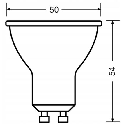 SADA 3x LED reflektorových žiaroviek PAR16 GU10/6,9W/230V 6500K 36° - Osram
