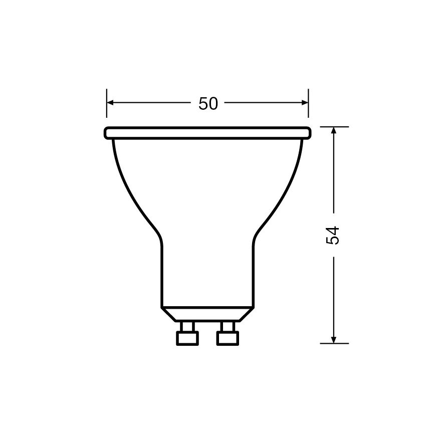 Sada 3x LED reflektorových žiaroviek PAR16 GU10/6,9W/230V 6500K 60° - Osram