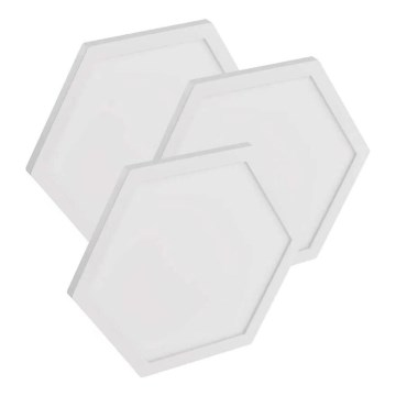 SADA 3x LED RGBIC+CCT Stmievateľný panel - rozšírenie 3xLED/1,8W/230V Wi-Fi Tuya