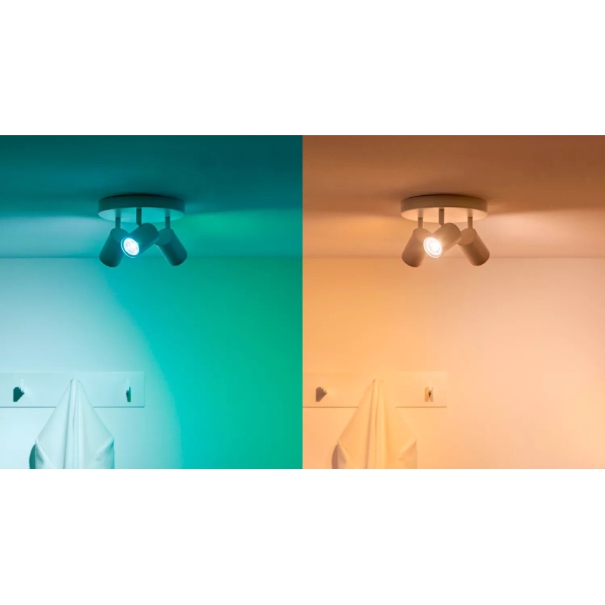 SADA 3x LED RGBW Stmievateľná žiarovka PAR16 GU10/4,7W/230V 2200-6500K Wi-Fi - WiZ