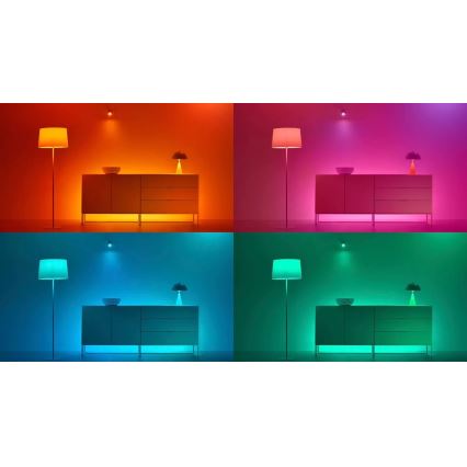 SADA 3x LED RGBW Stmievateľná žiarovka PAR16 GU10/4,7W/230V 2200-6500K Wi-Fi - WiZ