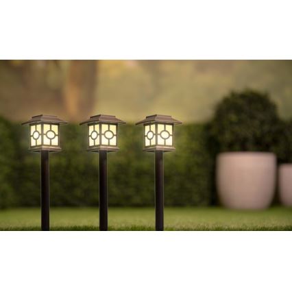 SADA 3x LED Solárne svietidlo LED/1,2V