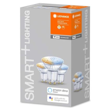 SADA 3x LED Stmievateľná žiarovka SMART+ GU10/5W/230V 2700K-6500K Wi-Fi - Ledvance