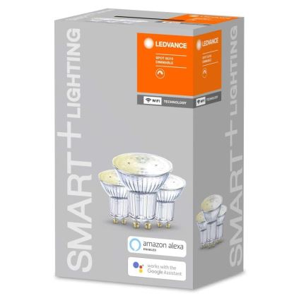 SADA 3x LED Stmievateľná žiarovka SMART+ GU10/5W/230V 2700K Wi-Fi - Ledvance