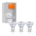 SADA 3x LED Stmievateľná žiarovka SMART+ GU10/5W/230V 2700K Wi-Fi - Ledvance