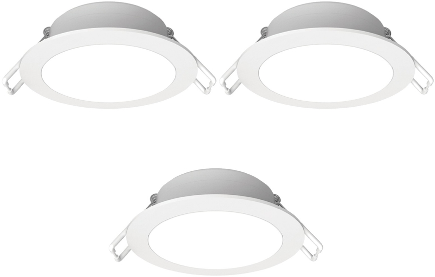 Sada 3x LED stropné svietidlo do kúpeľne Aigostar LED/4,8W/230V IP65 biela