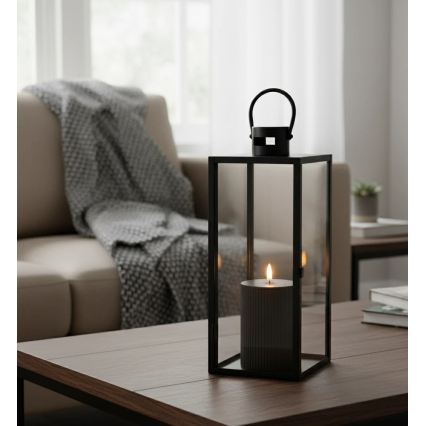 SADA 3x LED sviečok BRILLO LED/2xAA čierna + diaľkové ovládanie