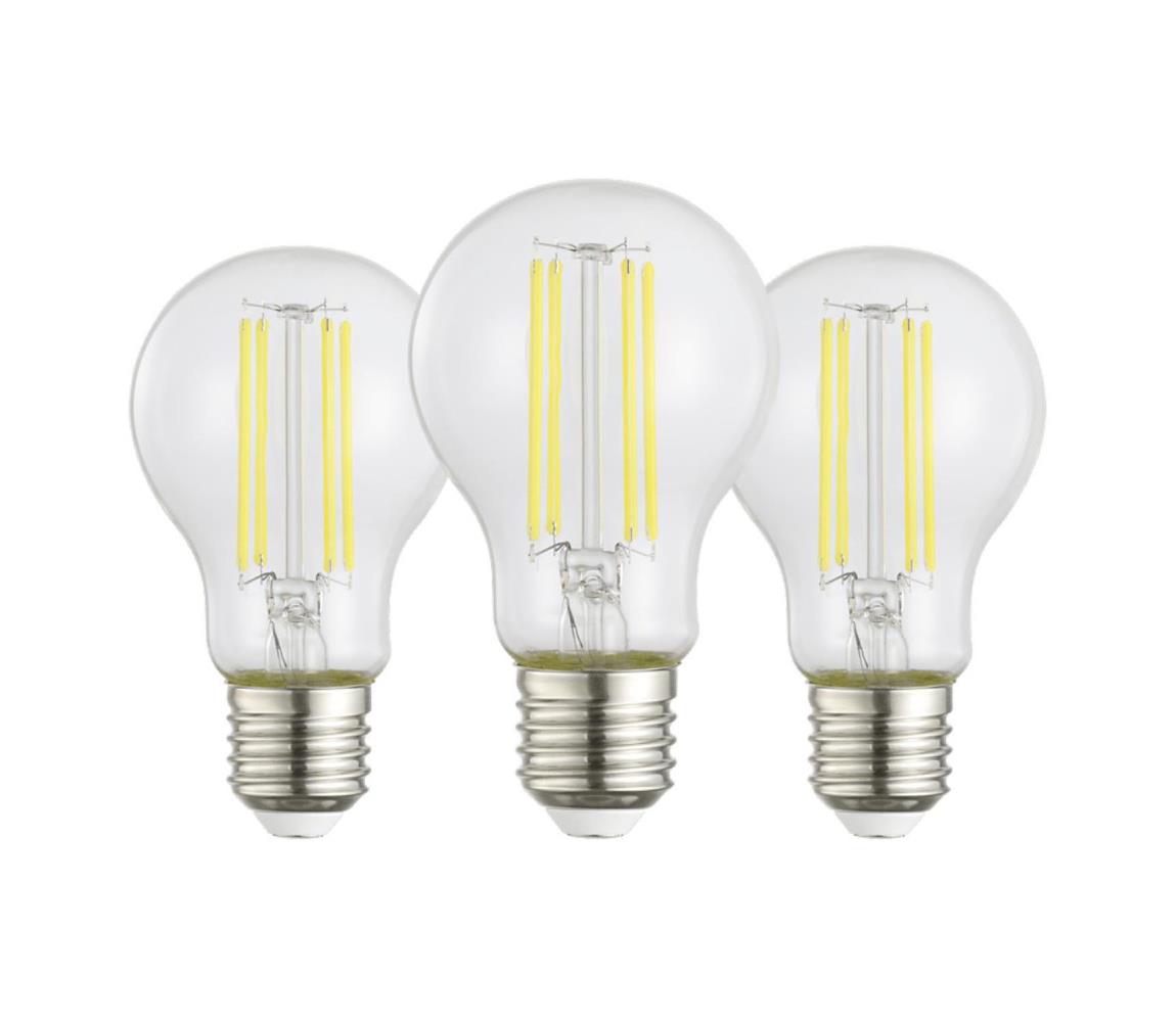 Sada 3x LED žiaroviek Vintage A60 E27/3,8W/230V 2700K - Eglo 110437 110437