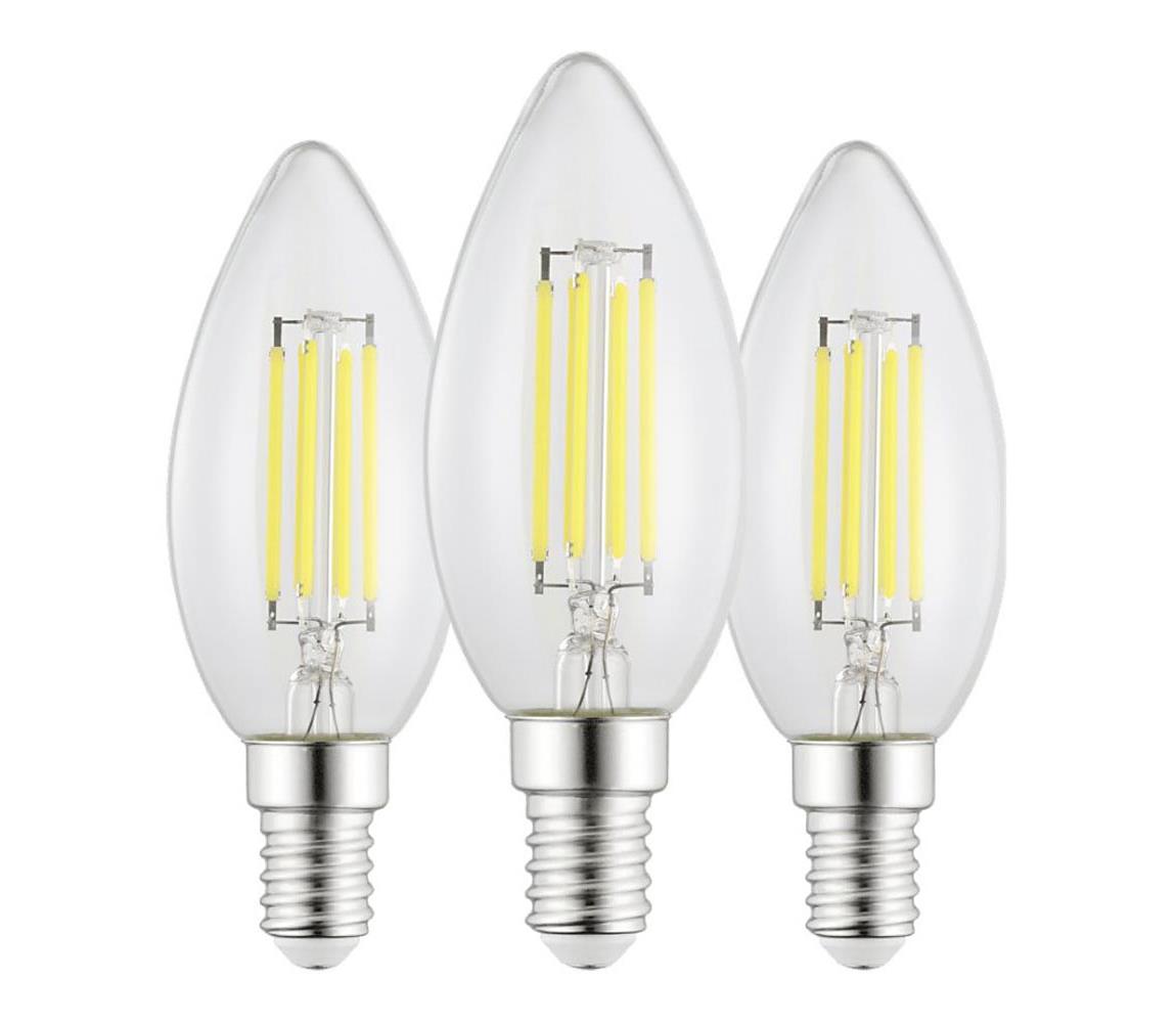 SADA 3x LED žiaroviek VINTAGE C35 E14/2,2W/230V 2700K - Eglo 110439 110439