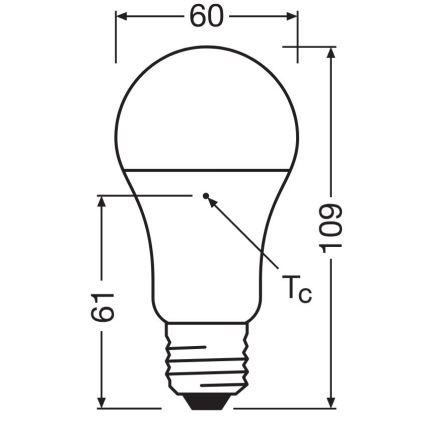 SADA 3x LED Žiarovka A60 E27/10W/230V 4000K