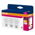 Sada 3x LED žiarovka A60 E27/8W/230V 3000K - Osram