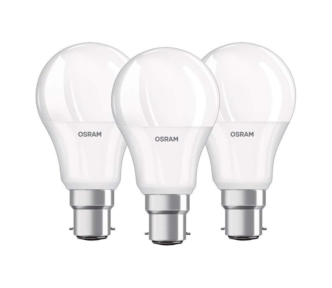 SADA 3x LED Žiarovka B22d/8,5W/230V 4000K - Osram 4058075429765