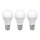 SADA 3x LED Žiarovka ECOLINE A60 E27/10W/230V 6500K - Brilagi