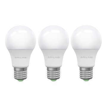 SADA 3x LED Žiarovka ECOLINE A60 E27/15W/230V 6500K - Brilagi