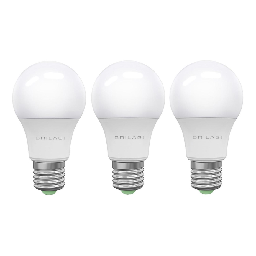 SADA 3x LED Žiarovka ECOLINE A60 E27/15W/230V 6500K - Brilagi