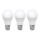 SADA 3x LED Žiarovka ECOLINE A60 E27/15W/230V 6500K - Brilagi