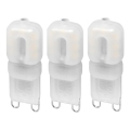 SADA 3x LED Žiarovka ECOLINE G9/2,5W/230V 3000K - Brilagi