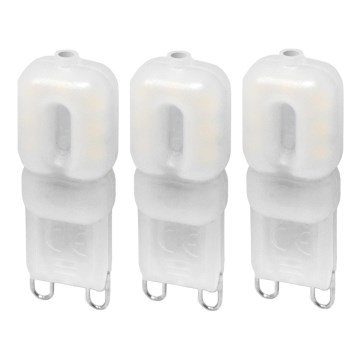 SADA 3x LED Žiarovka ECOLINE G9/2,5W/230V 3000K - Brilagi
