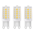 SADA 3x LED Žiarovka ECOLINE G9/3,5W/230V 3000K - Brilagi