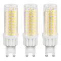 SADA 3x LED Žiarovka ECOLINE G9/7W/230V 3000K - Brilagi