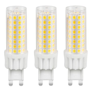 SADA 3x LED Žiarovka ECOLINE G9/7W/230V 3000K - Brilagi