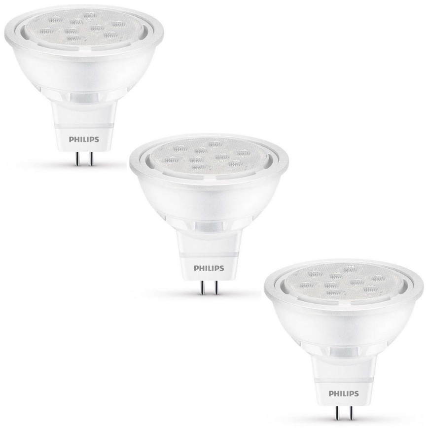 SADA 3x LED Žiarovka GU5,3/8,2W/230V 2700K - Philips