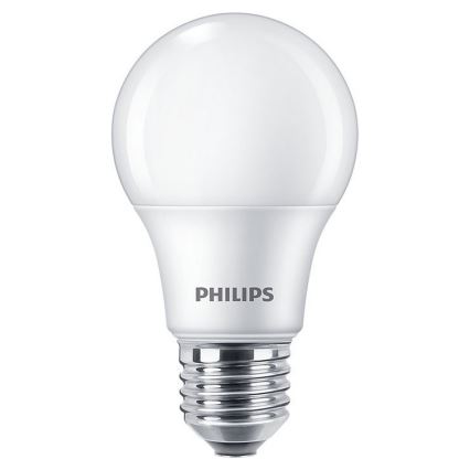 SADA 3x LED Žiarovka Philips A60 E27/8W/230V 4000K