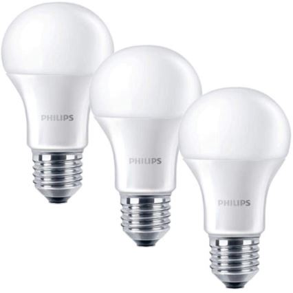 SADA 3x LED Žiarovka Philips E27/5,5W/230V 2700K