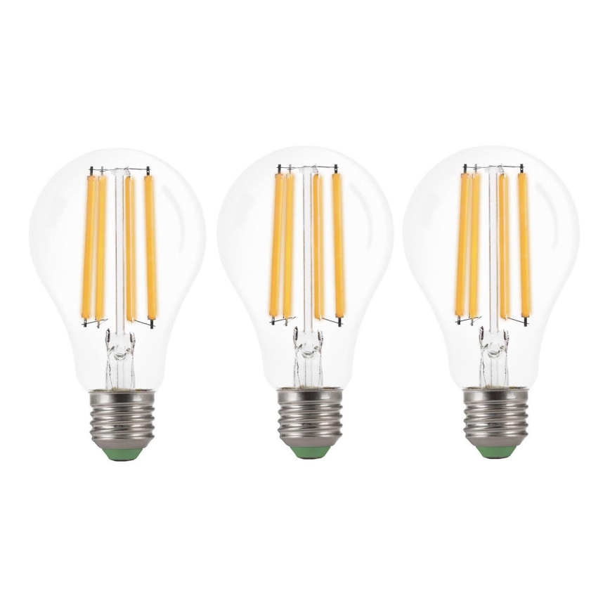 SADA 3x LED Žiarovka VINTAGE A60 E27/9W/230V 3000K - Brilagi