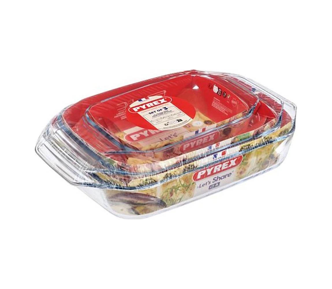 UTC SADA 3x pekáčov PYREX 1,4/3/4 l 913S602/8043