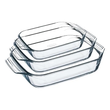 Sada 3x pekáčov PYREX 2/3/4 l