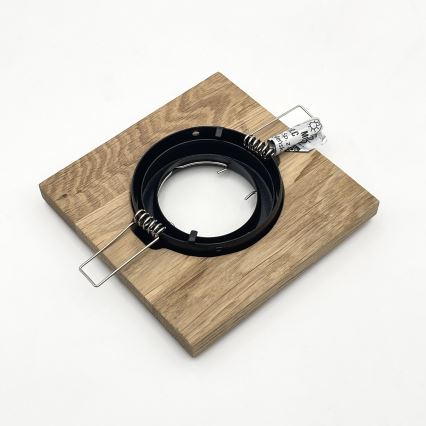SADA 3x Podhľadové svietidlo TOBBY 1xG9/20W/230V 11,5x11,5 cm dub/čierna