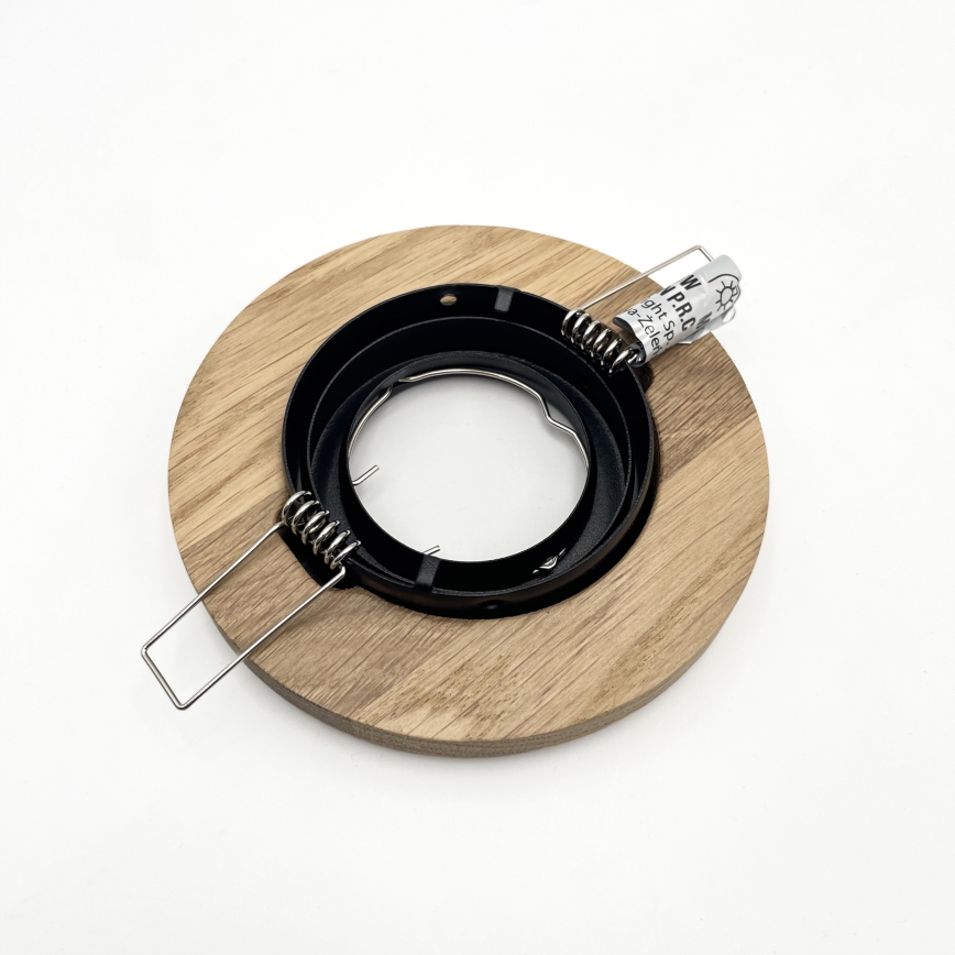 SADA 3x Podhľadové svietidlo TOBBY 1xG9/20W/230V pr. 11,5 cm dub/čierna