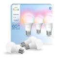 Sada 3x stmievateľných LED žiaroviek Philips Hue White And Color Ambiance Essential E27/8W/230V 2200-6500K